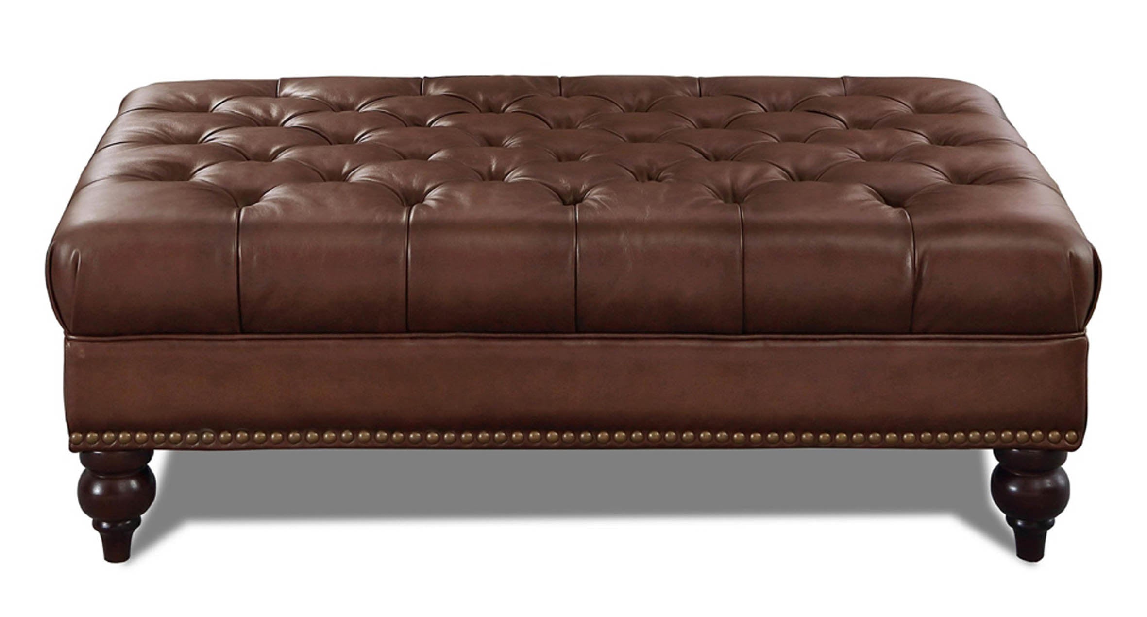 Aliso Leather Loveseat, Caramel Brown